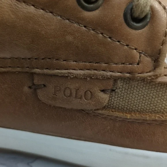 Men's Tan Leather Casual Shoes - Picture 10 of 11